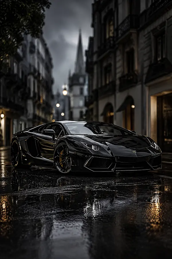 Prisma Panels artwork Black City Supercar